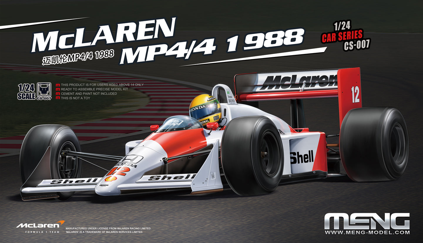 Meng 1/24 McLaren MP4/4 1988 CS-007