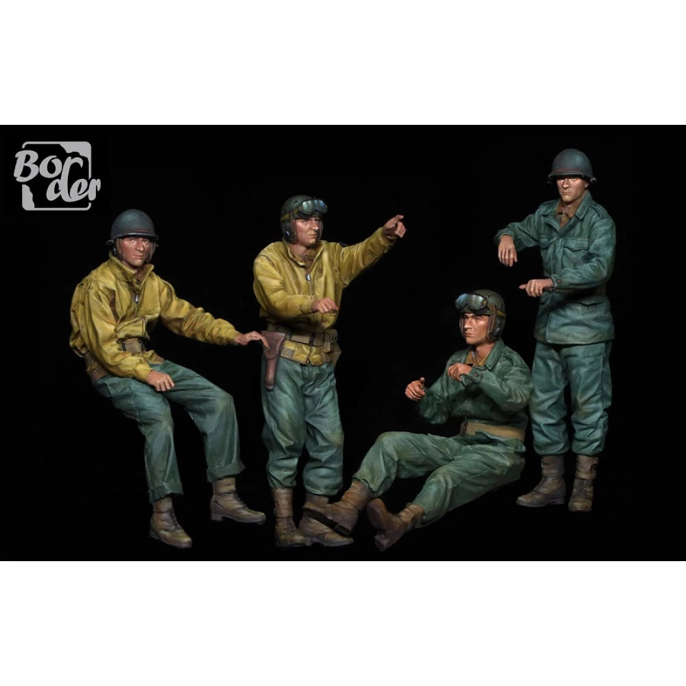 Border 1/35 US WW II U.S Tank Crew BR-007' – Burbank's House of