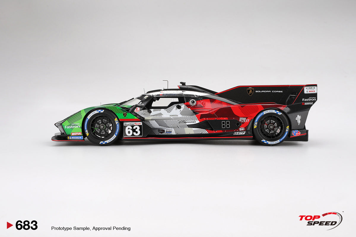 Top Speed 1/18 Lamborghini SC63 #63 Automobili Squadra Corse 2025