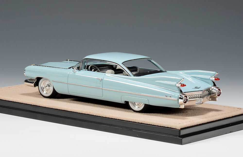 Stamp 1/43 1959 Cadillac Coupe De Ville Breton Blue STM59602