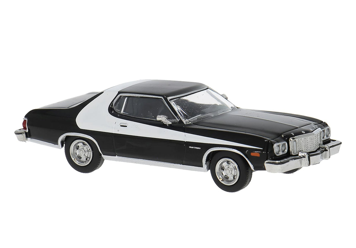 Brekina 1/87 HO 1976 Ford Gran Torino Black 19735 – Burbank's Brekina 1/87 HO 1976 Ford Gran Torino Black 19735 – Burbank's