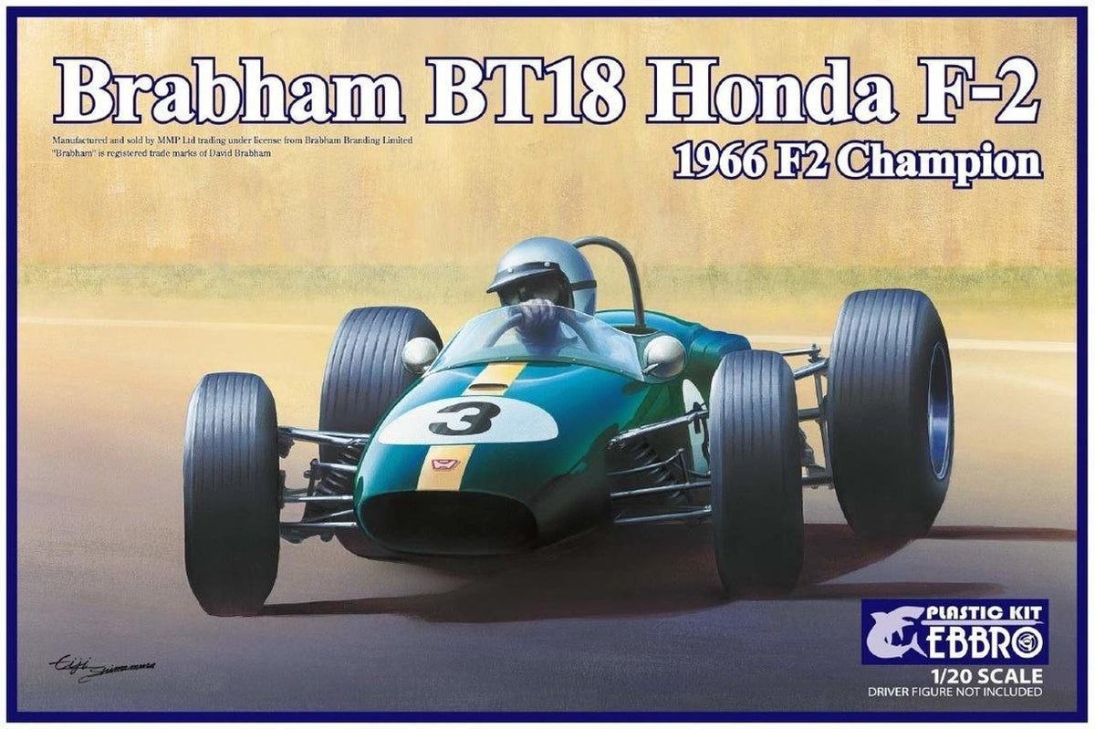 Ebbro 1/20 Brabham Honda BT18 F2 1966 Champion 20022