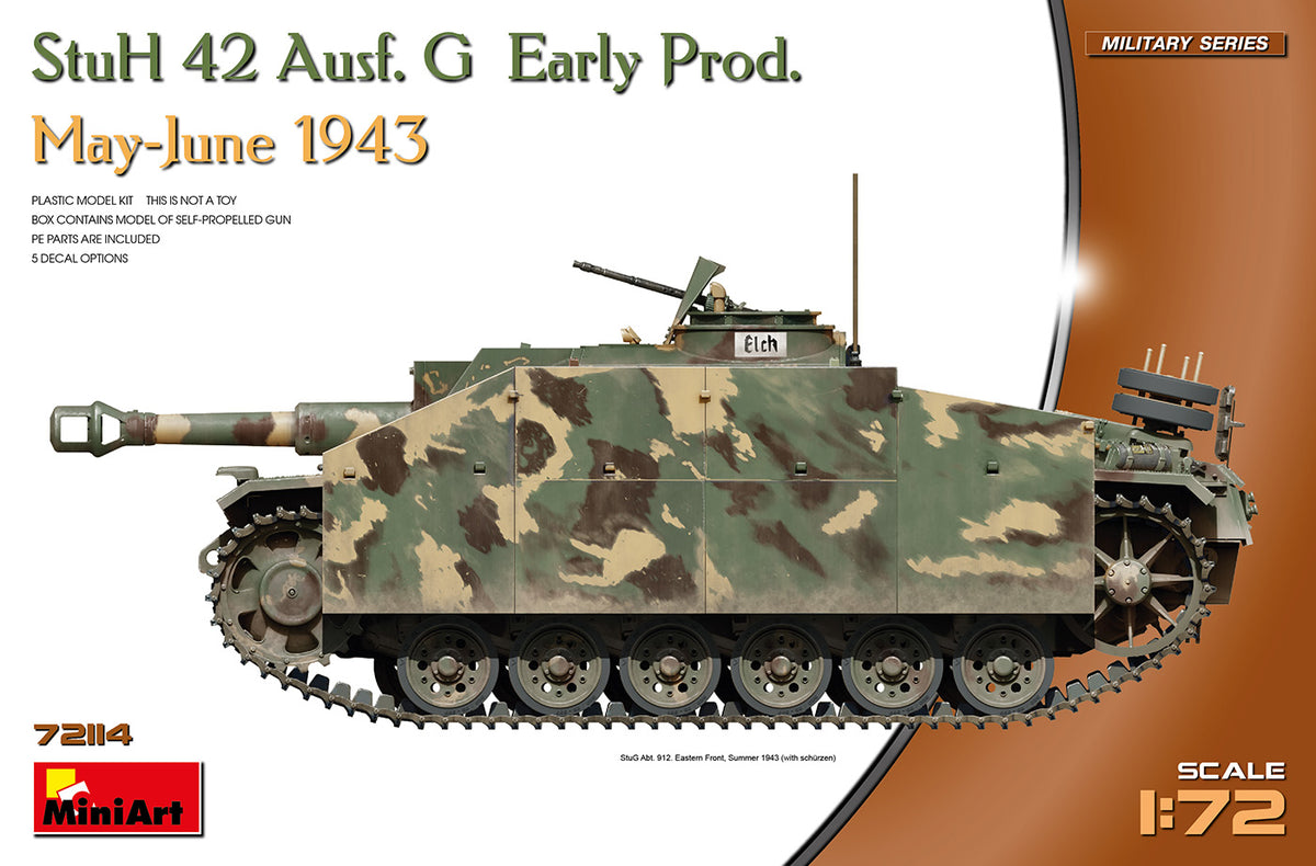 MiniArt 1/72 German StuH 42 Ausf. G Early Prod May-June 1943 72114 