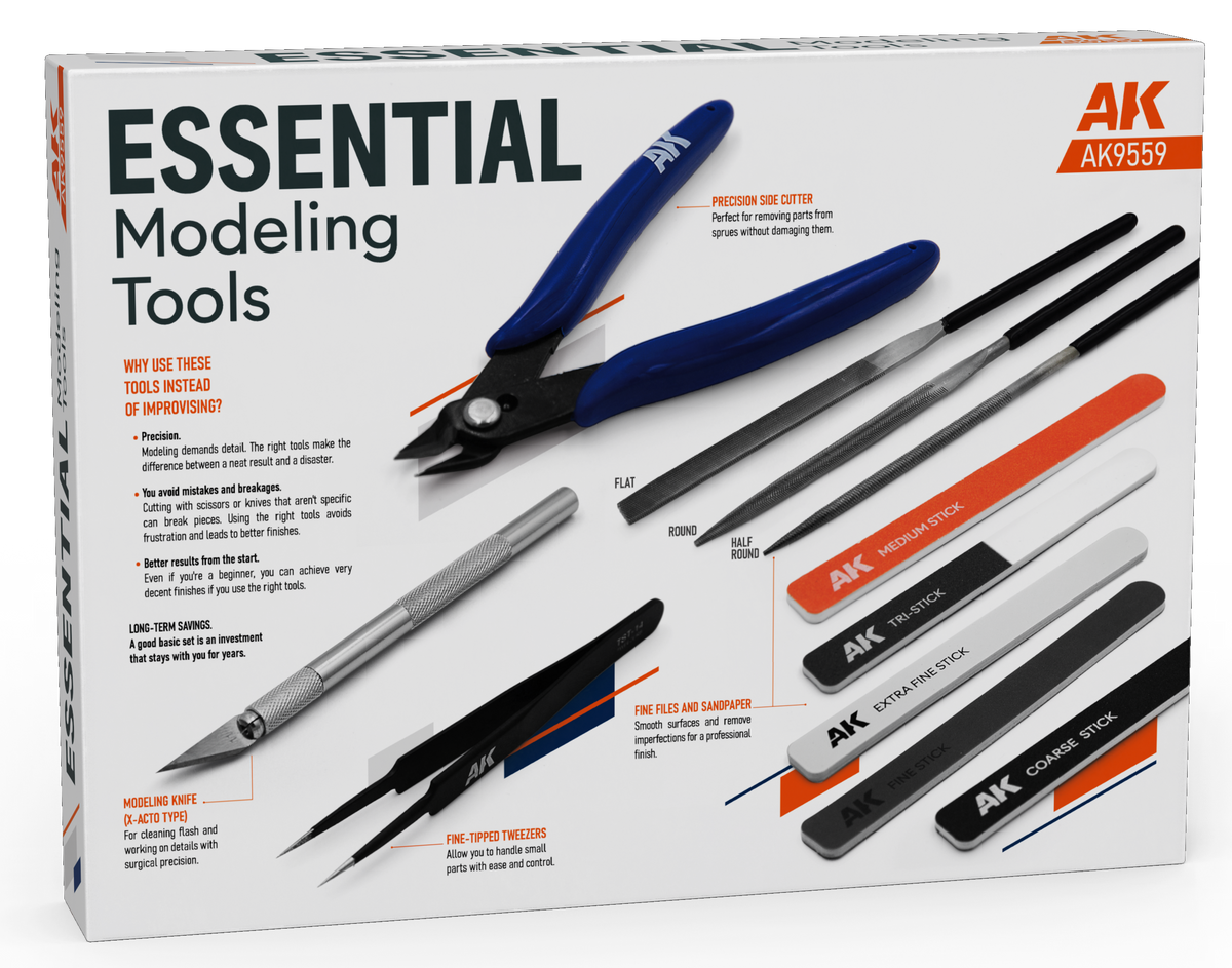 AK Interactive AK9559 Essential Modeling Tools – Burbank's House