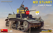 Load image into Gallery viewer, MiniArt 1/35 US M3 Stuart Early Production w/ Interior 35404 COMING SOON!