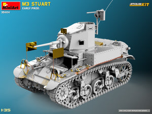 MiniArt 1/35 US M3 Stuart Early Production w/ Interior 35404 COMING SOON!