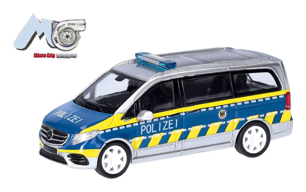 Metosul Mercedes-Benz POLICIA トラック ミニカー Micro City 1/87 HO Mercedes-Benz V-Class 