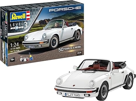 Revell Starter Set 1/24 Porsche 911 Cabriolet 05646 – Burbank's
