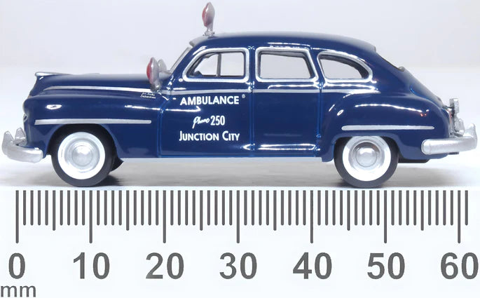 Oxford 1/87 HO 87DS46005 DeSoto Suburban 1946-48 – Junction City Ambulance