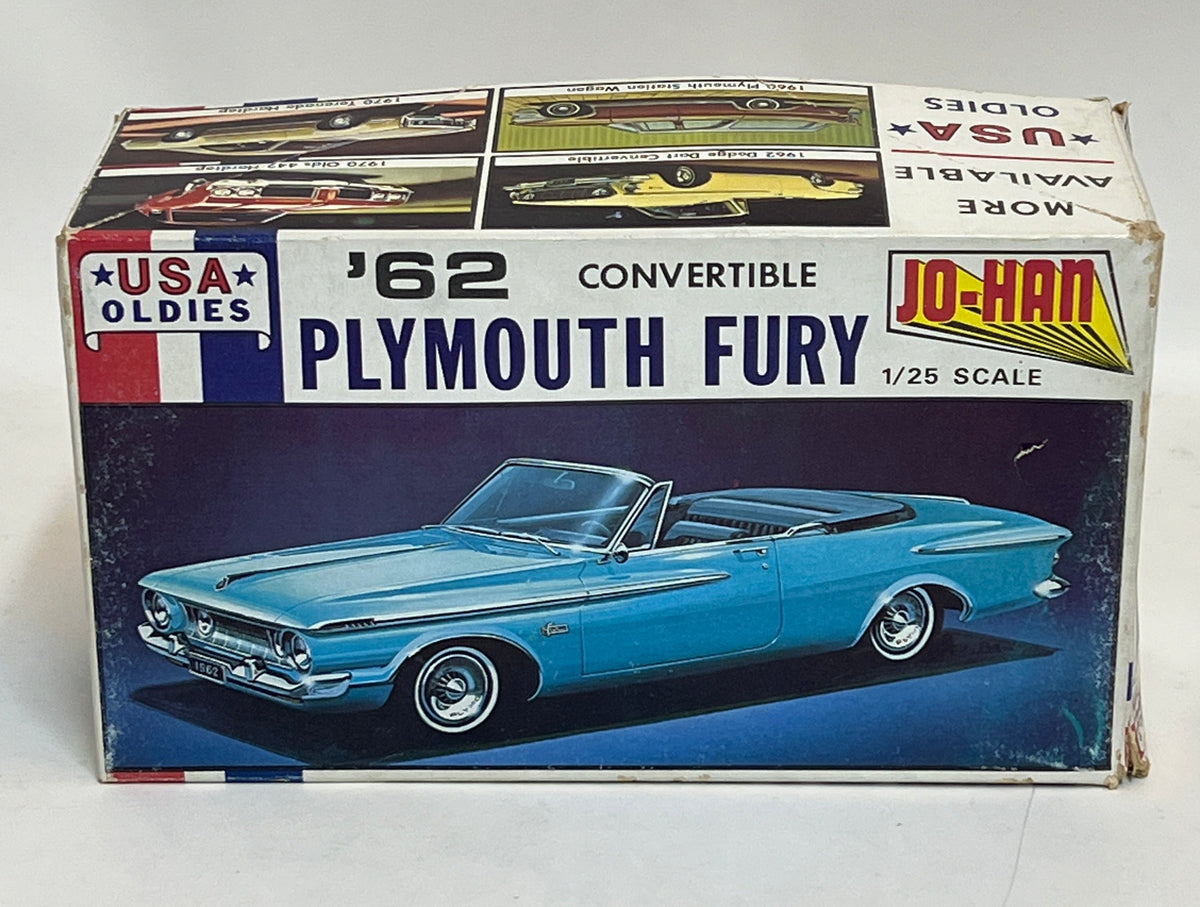 Jo-Han 1/25 Jo-Han '62 Convertible Plymouth Fury Open Box C4762