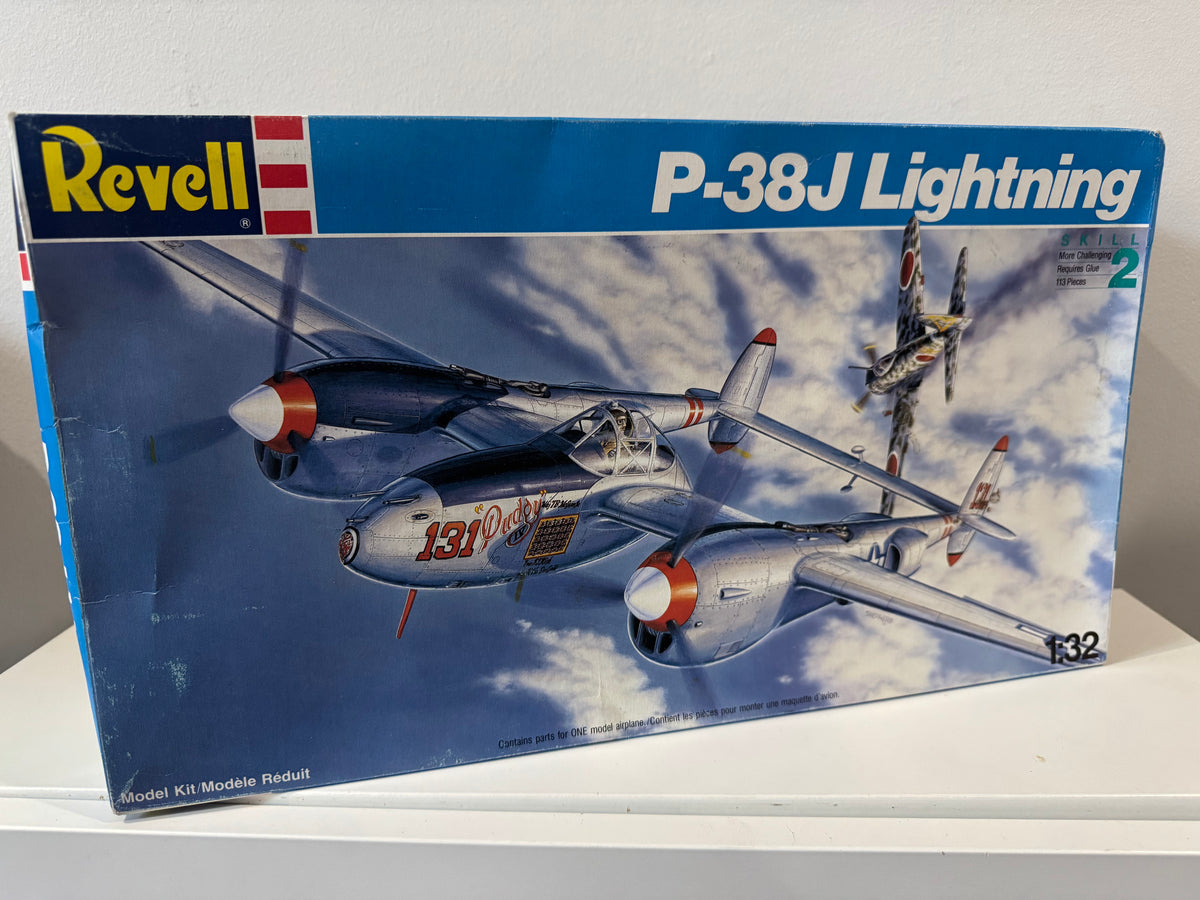 Revell 1/32 P-38J Lightning RMX4749C OPEN BOX – Burbank's House of