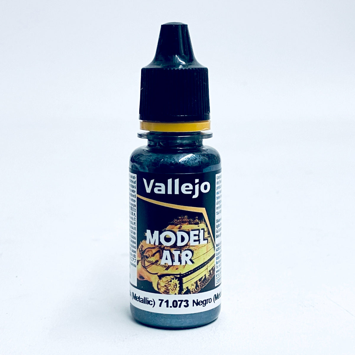 Model Air Vallejo Black (Metallic) 71073 acrylic airbrush color