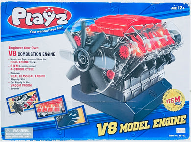 Playz V8 Combustion Engine Working Model Kit STEM 99102
