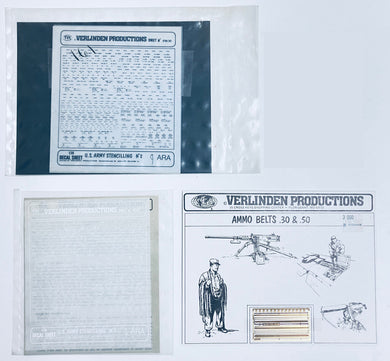 Verlinden Productions  1/35 Stencil Ammo Belt Combo Set VP001C