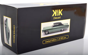 KK Scale 1/18 Cadillac DeVille Soft Top Green Metallic/Black 1967 KKDC180315