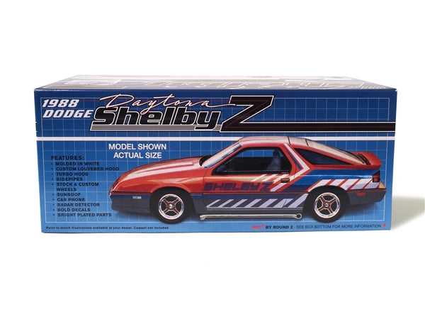MPC 1/25 1988 Dodge Shelby Z Daytona 1009 – Burbank's House of Hobbies