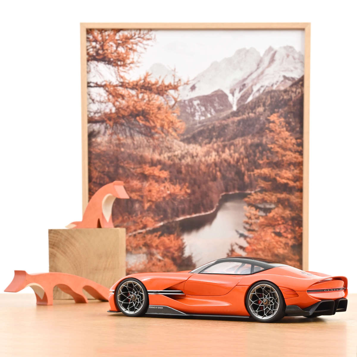 Norev 1/18 Genesis X Gran Berlinetta VGT 2024 Magma Orange 188032