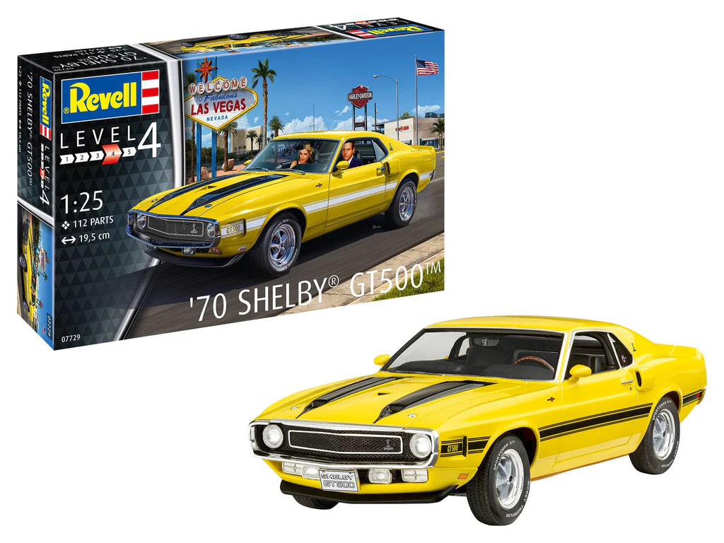 Revell SHELBY GT 500 プラモデル 1/25スケール Revell 1/25 Ford Shelby Mustang GT500 1970 7729 – Burbank's House