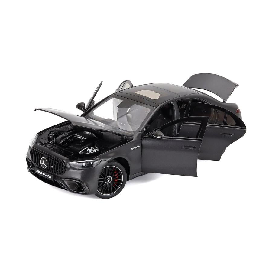 NZG 1/18 Mercedes AMG S 63 E Performance (V223) Graphite Grey 2025