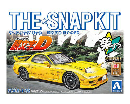 Aoshima SNAP KIT 1/32 Initial D Mazda FD RX-7 Keisuke Takahashi