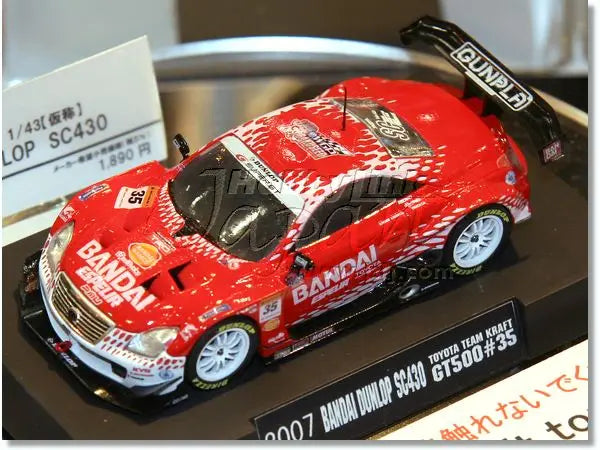Bandai 1/43 SNAP GT500 #35 Toyota Team Kraft SC340 Pre-painted Kit