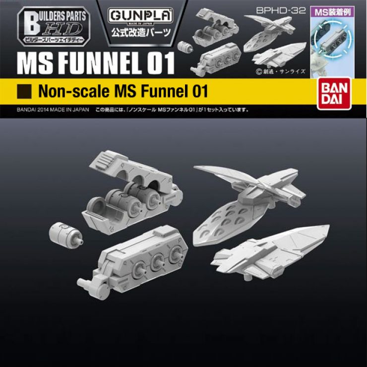 Bandai Hobby MS Vernier 01 – 1/144 Scale Builder Parts For Gundam Model Customization - View #3