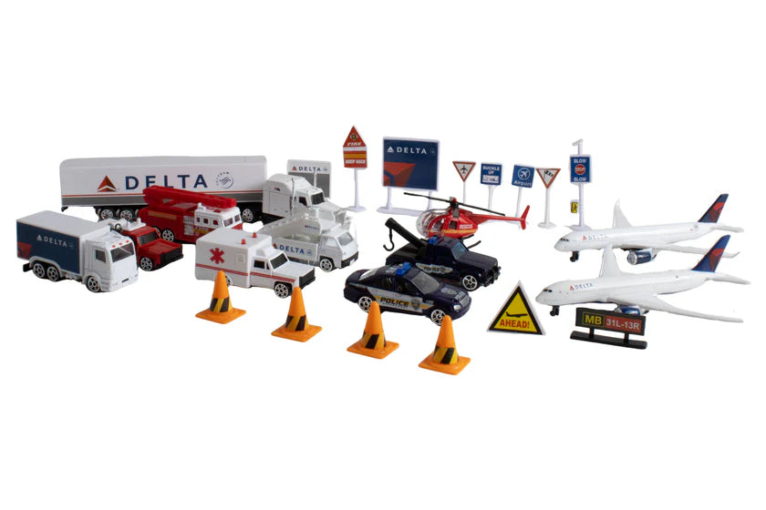 Daron Large Airport Playset Delta Airlines DT4992 – Burbank's