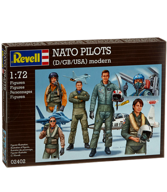 Revell 1/72 NATO Pilots (D/GB/USA) Modern 02402C