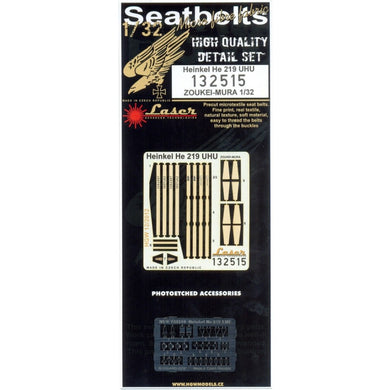 HGW 1/32 Germanm He219 Uhu Microtextile Seatbelts with PE Buckles 132515