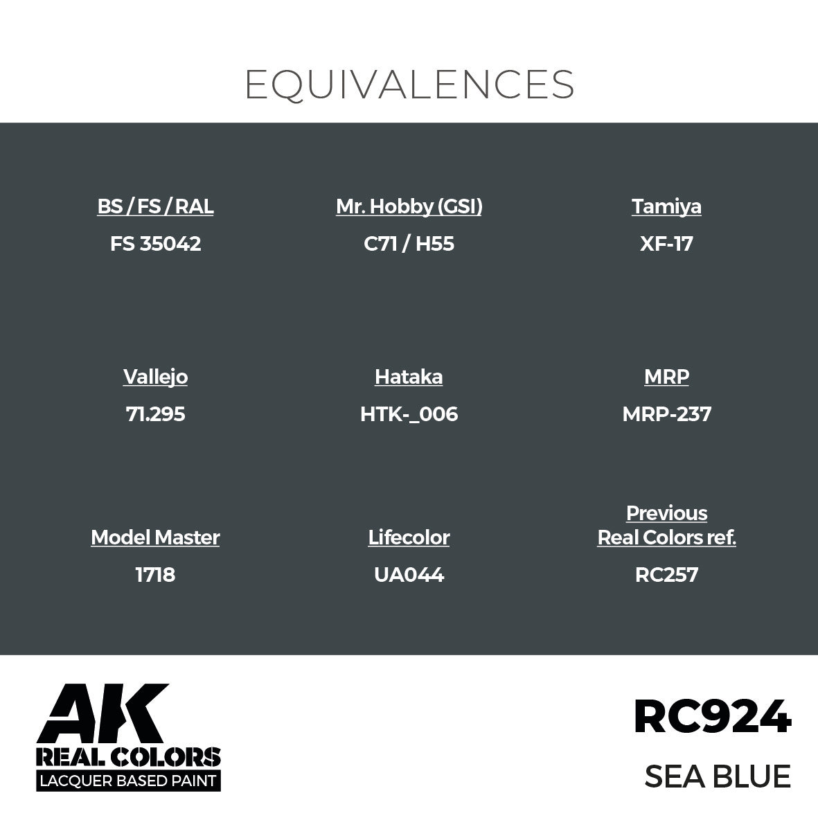 AK Interactive RC924 Real Colors Sea Blue 17ml – Burbank's House