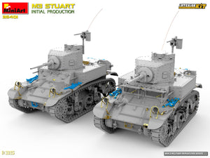 MiniArt 1/35 US M3 Stuart Initial Production w/ Interior 35401
