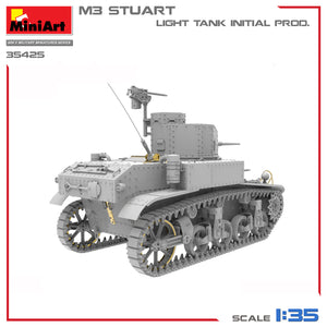 MiniArt 1/35 US M3 Stuart Initial Production 35425