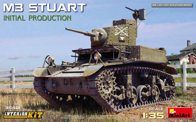 MiniArt 1/35 US M3 Stuart Initial Production w/ Interior 35401 COMING SOON!