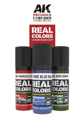 AK Interactive New Real Colors Lacquer Based Paint Line COMING SOON!