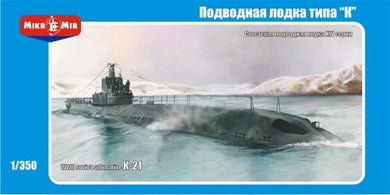Mikro-Mir 1/350 WWII Soviet Submarine K-21 350-003