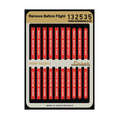 HGW 1/32 US Remove Before Flight Tags (20) 132535