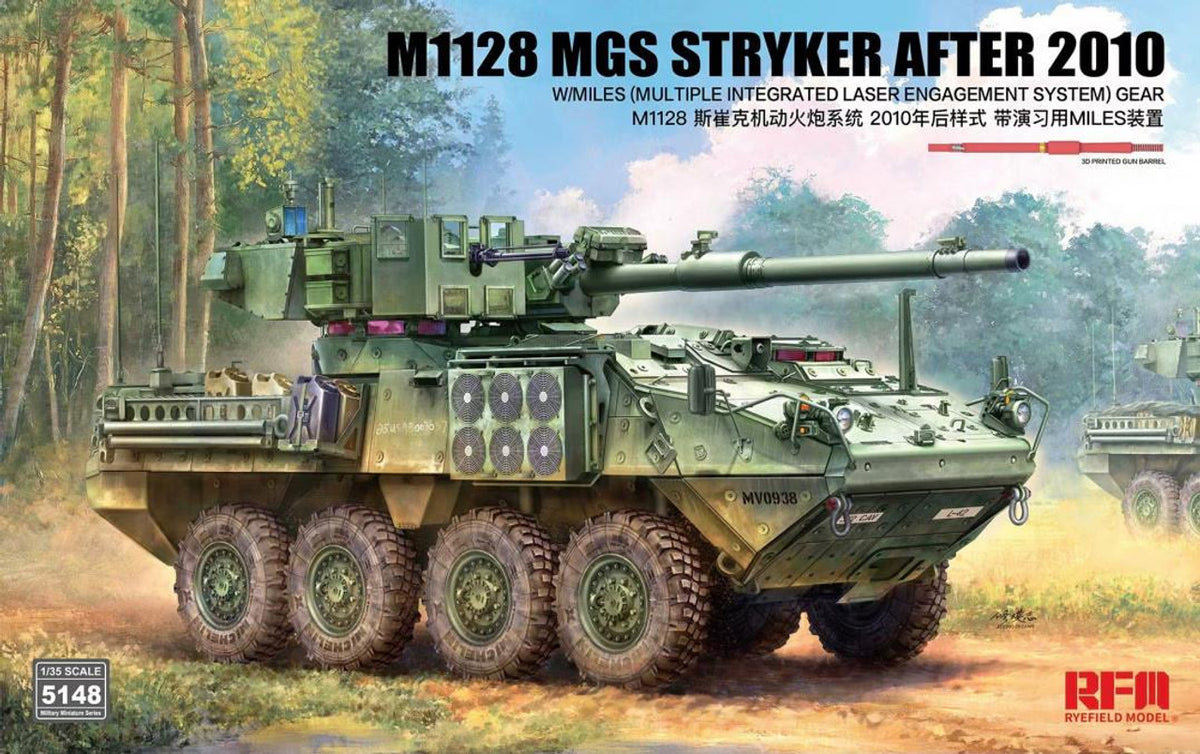 Ryefield 1/35 US M1128 MGS Stryker After 2010 5148 – Burbank's