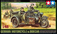 Load image into Gallery viewer, Tamiya 1/48 German Motorcycle &amp; Sidecar 32578