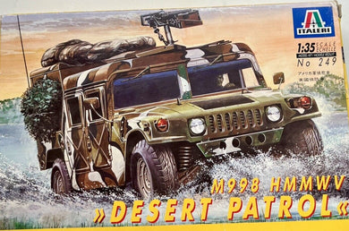 Italeri 1/35 US HMMWV M998 Desert Patrol ITA249C OPEN BOX