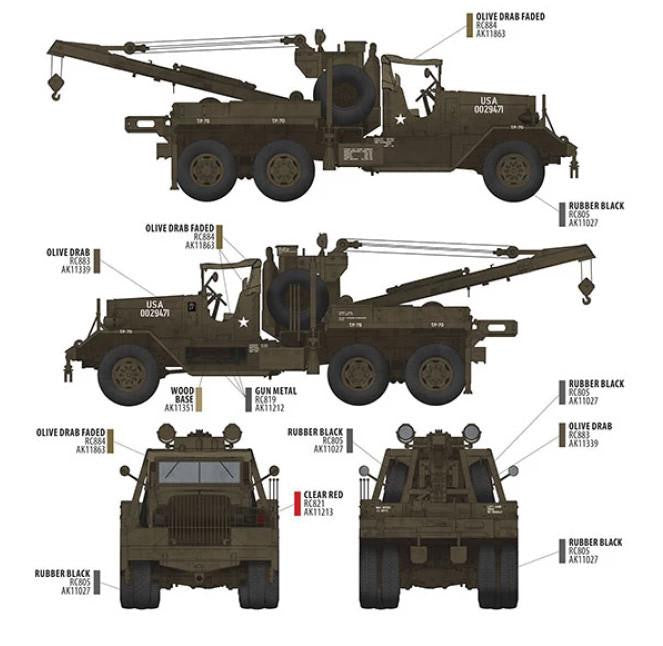 Thunder Model 1/35 US Heavy Wrecker Kenworth Model 573 35013