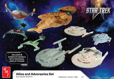 AMT Star Trek 1/2500 Allies and Adversaries Set (8 Ships) AMT1443 COMING SOON