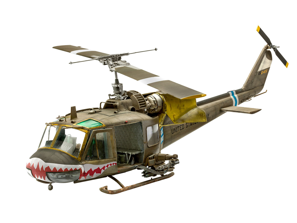 Maquette Revell Bell UH-1C Huey 1/35 - Hélico Vietnam - Décalques HS