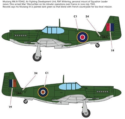 Academy 1/48 US P-51 North Africa 12338 – Burbank's House of Hobbies