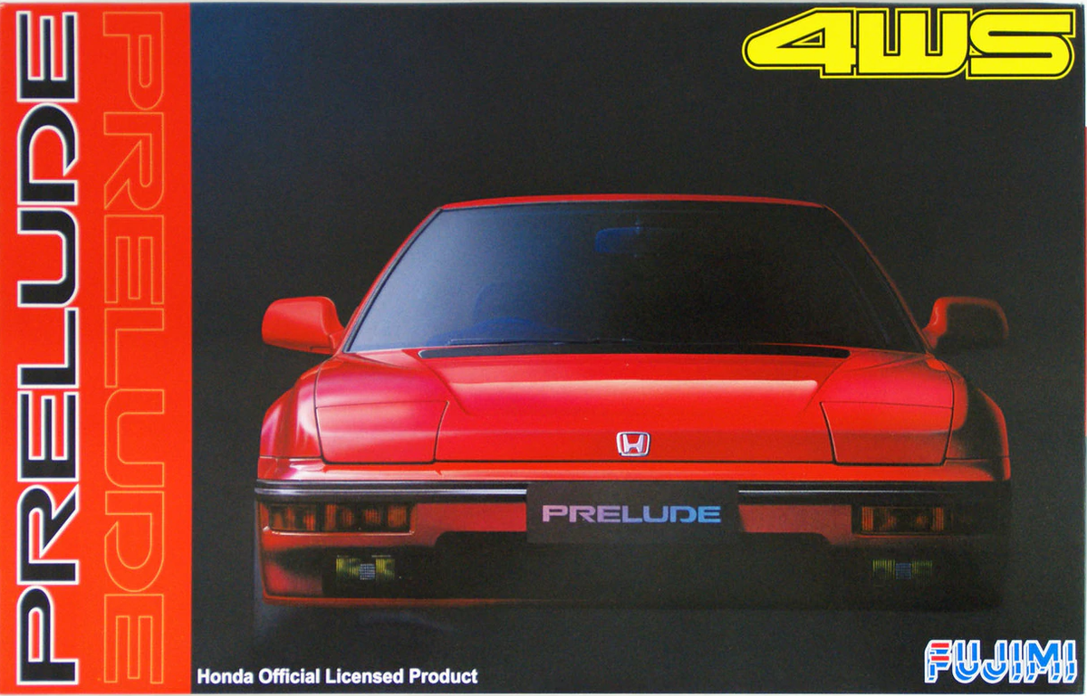 Fujimi 1/24 Honda Prelude 4WS 4 Wheel Steering 046945 – Burbank's