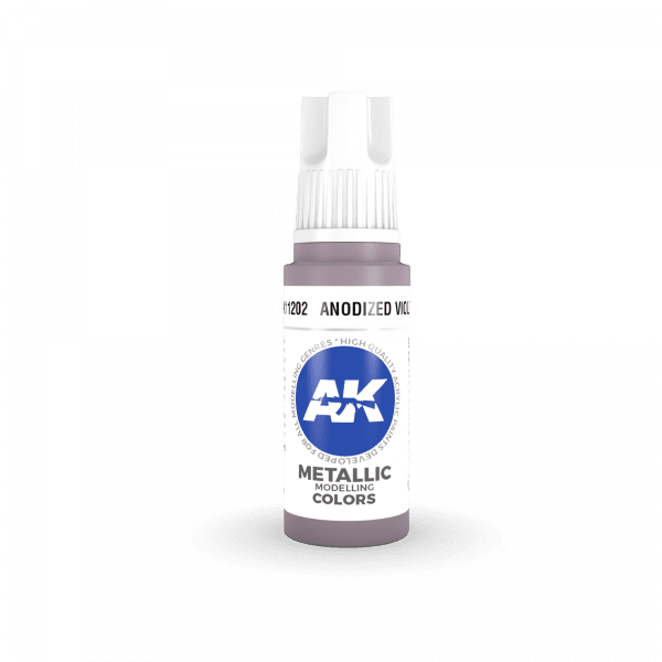 AK Interactive 3rd Gen Acrylic AK11202 Anodized Violet 17ml