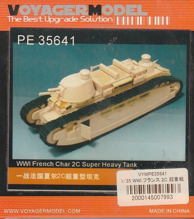 Meng 1/35 French Char 2C Super Heavy Tank w/ Voyager PE Set TS