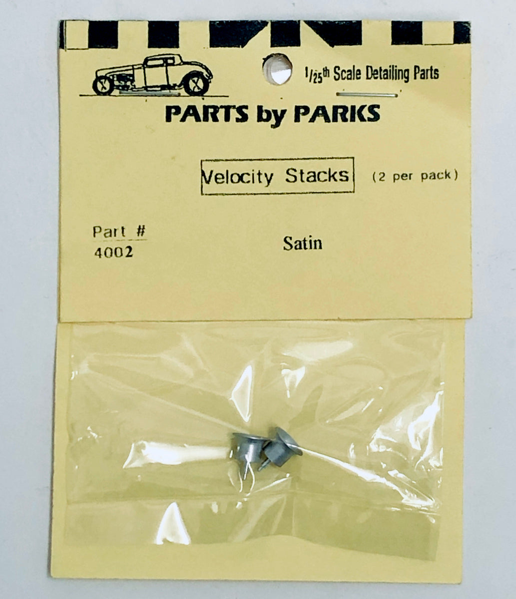 Parts by Parks 1/25 Velocity Stacks Satin (2) 4002 Burbank's House of