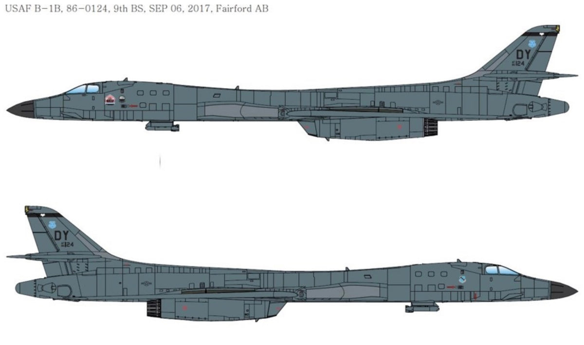 Academy 1/144 US B-1B 34th BS 