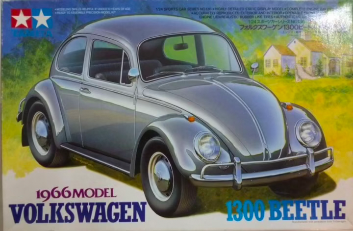 Tamiya 1/24 Volkswagen 1300 Beetle (1966) 24136' – Burbank's House