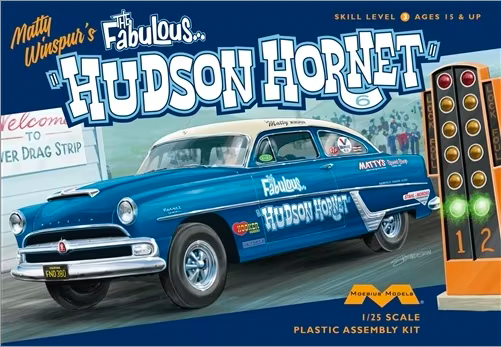 Moebius 1/25 Hudson Hornet The Fabulous Hudson Hornet 1954 MOE1219